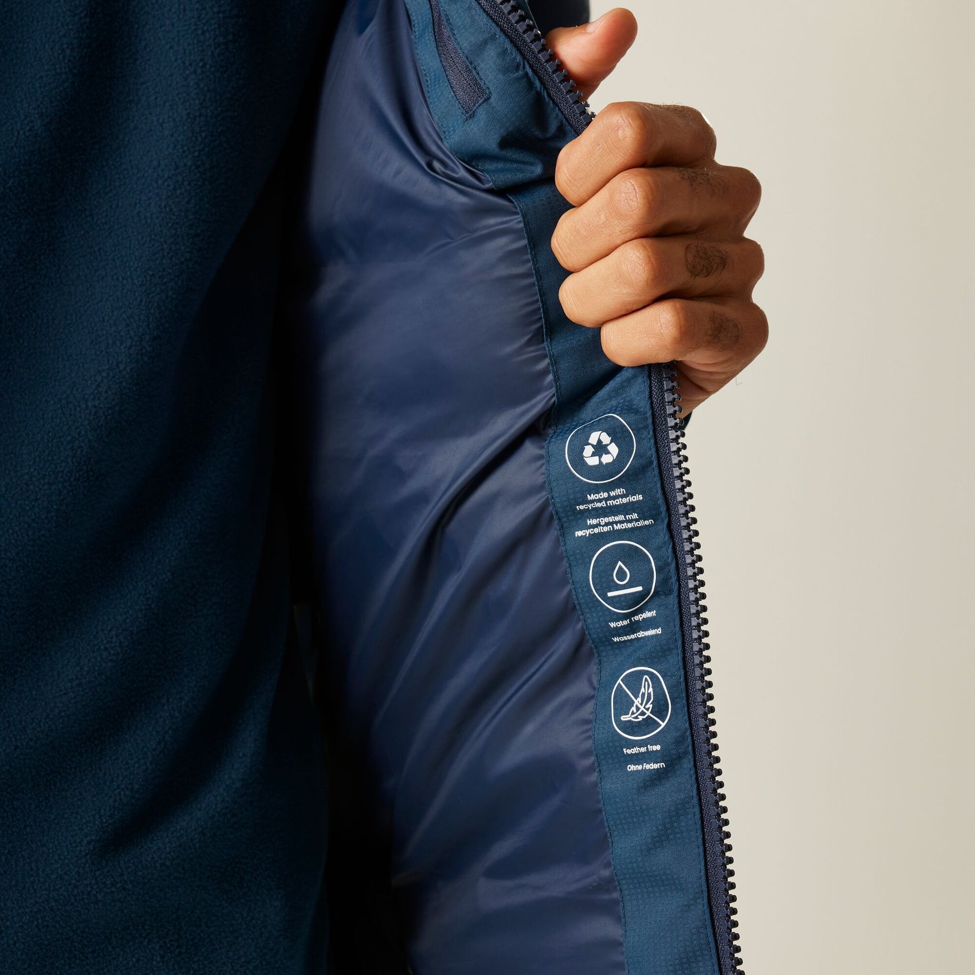 Regatta Aldthorn Padded Jacket- Navy Blue