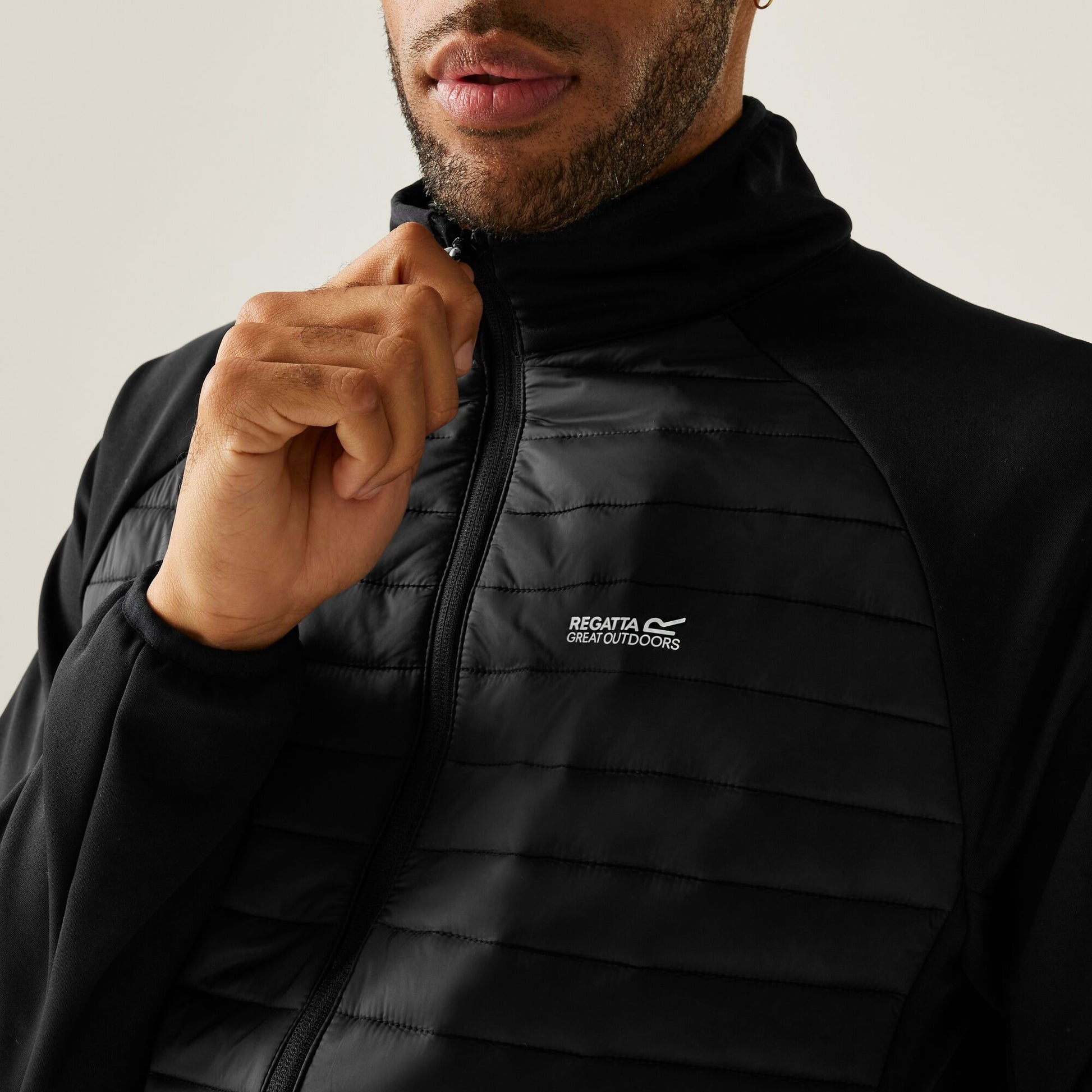 Regatta Clumber Hybrid Jacket - Black