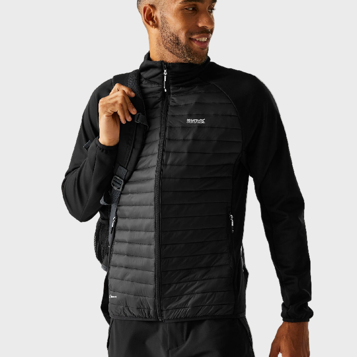 Regatta Clumber Hybrid Jacket - Black