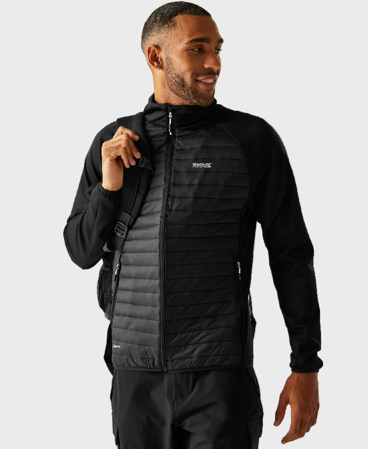 Regatta Clumber Hybrid Jacket - Black
