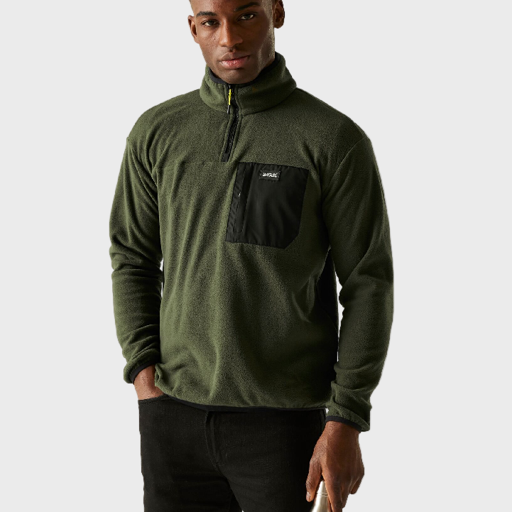 Regatta Frankie Half Zip Fleece - Dark Khaki