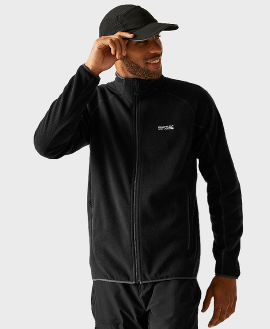 Regatta Hadfield Full Zip Fleece - Black