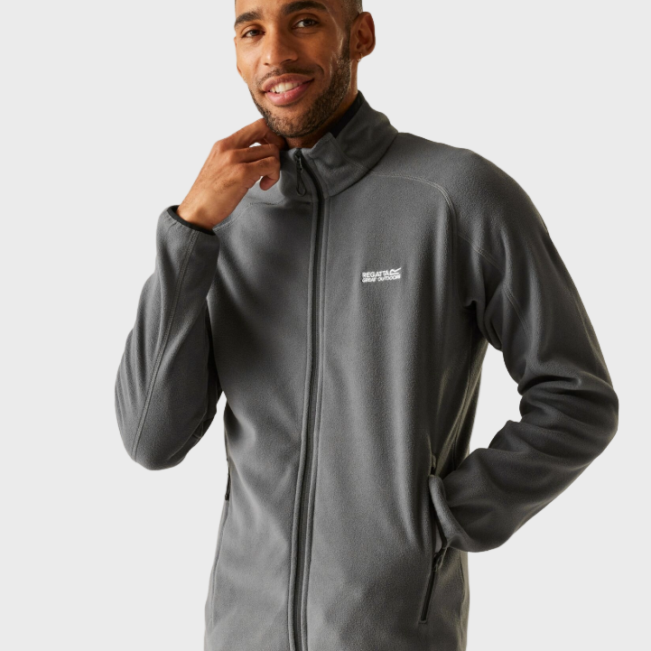 Regatta Hadfield Full Zip Fleece - Seal Grey-1