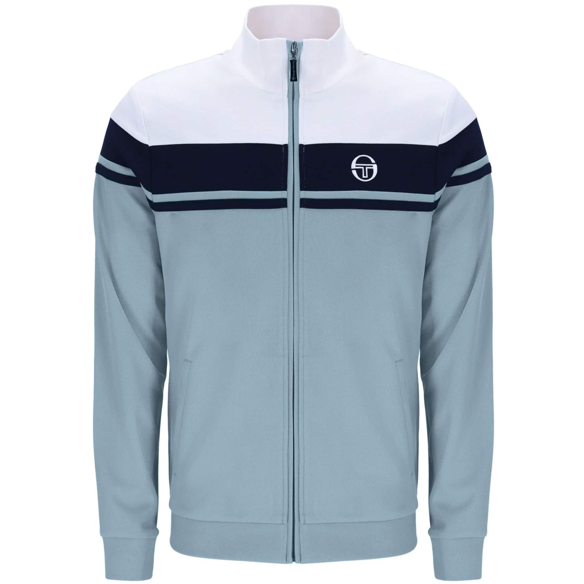 Sergio Tacchini STM14551 Daramindo Track Jacket 326 - White/Maritime Blue/Lead
