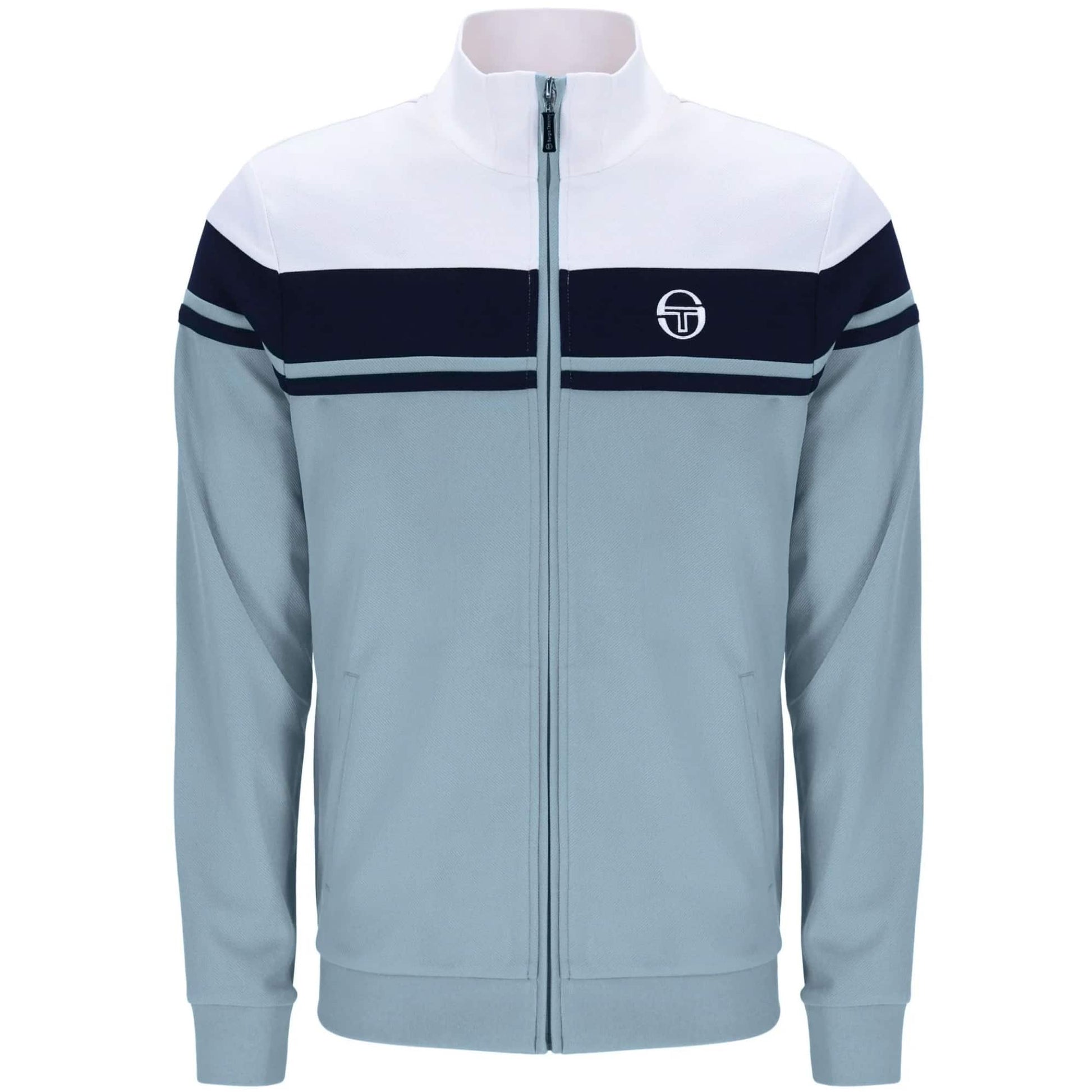 Sergio Tacchini STM14551 Daramindo Track Jacket 326 - White/Maritime Blue/Lead