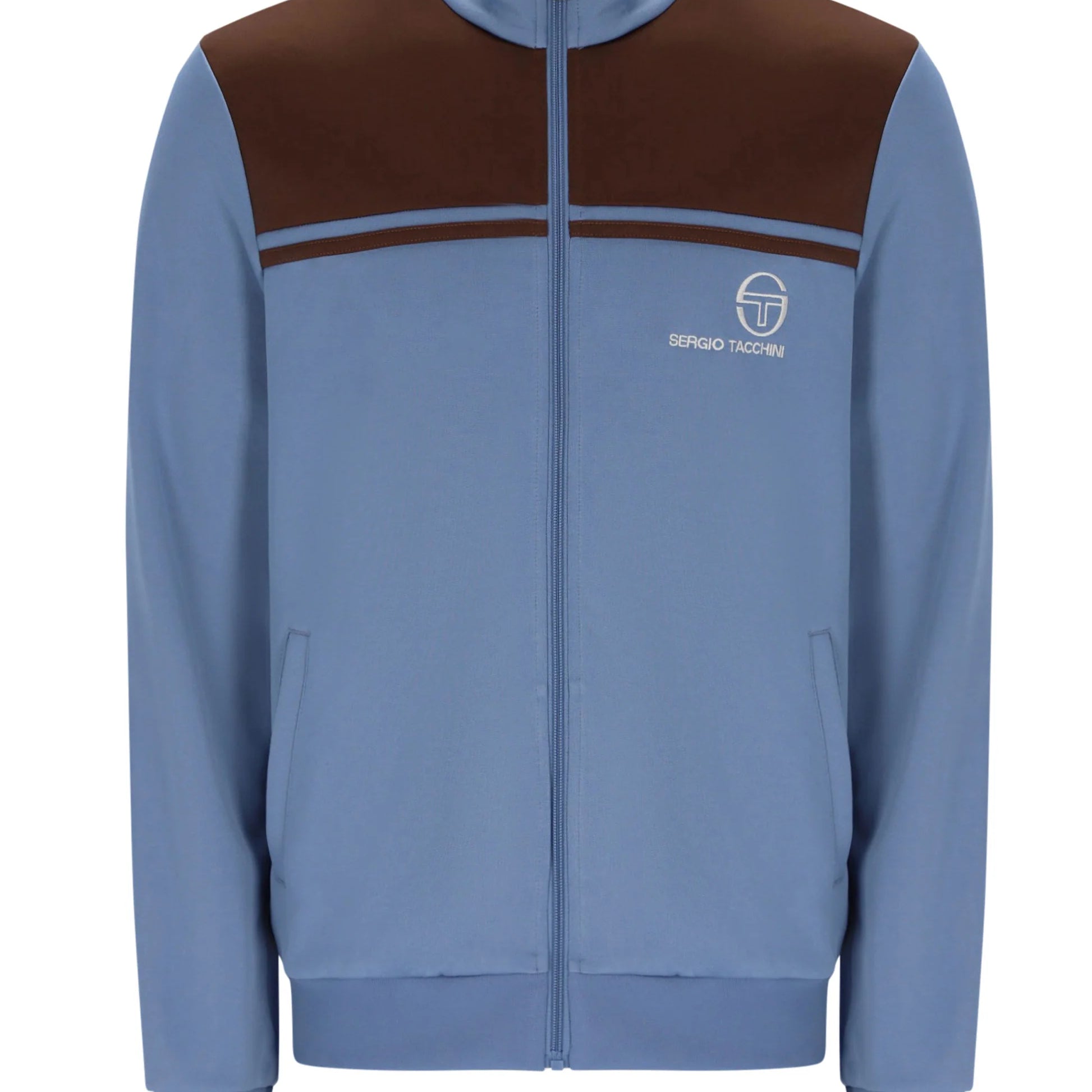 Sergio Tacchini STM21348 New Y/L Track Top 485 - Country/Potting Soil