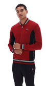Fila LM161RN1 Settanta Baseball Track Jacket 553 - Sundried Tomato/Black