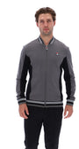 Fila LM161RN1 Settanta Baseball Jacket 915 - Gunmetal/White
