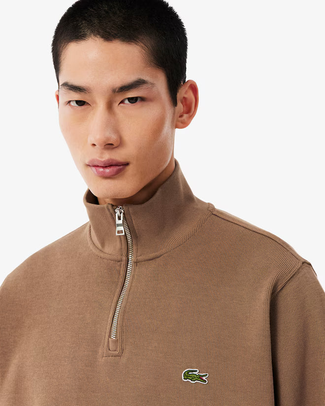 Lacoste SH1927-00 AD368 Half-Zip Sweatshirt SIX - Cookie