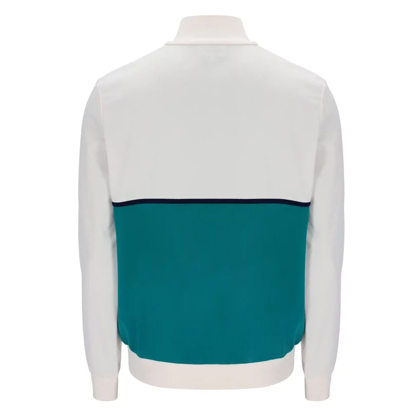 Sergio Tacchini STM12238 Locchi Track Top - Gardenia/Harbor Blue/Maritime Blue