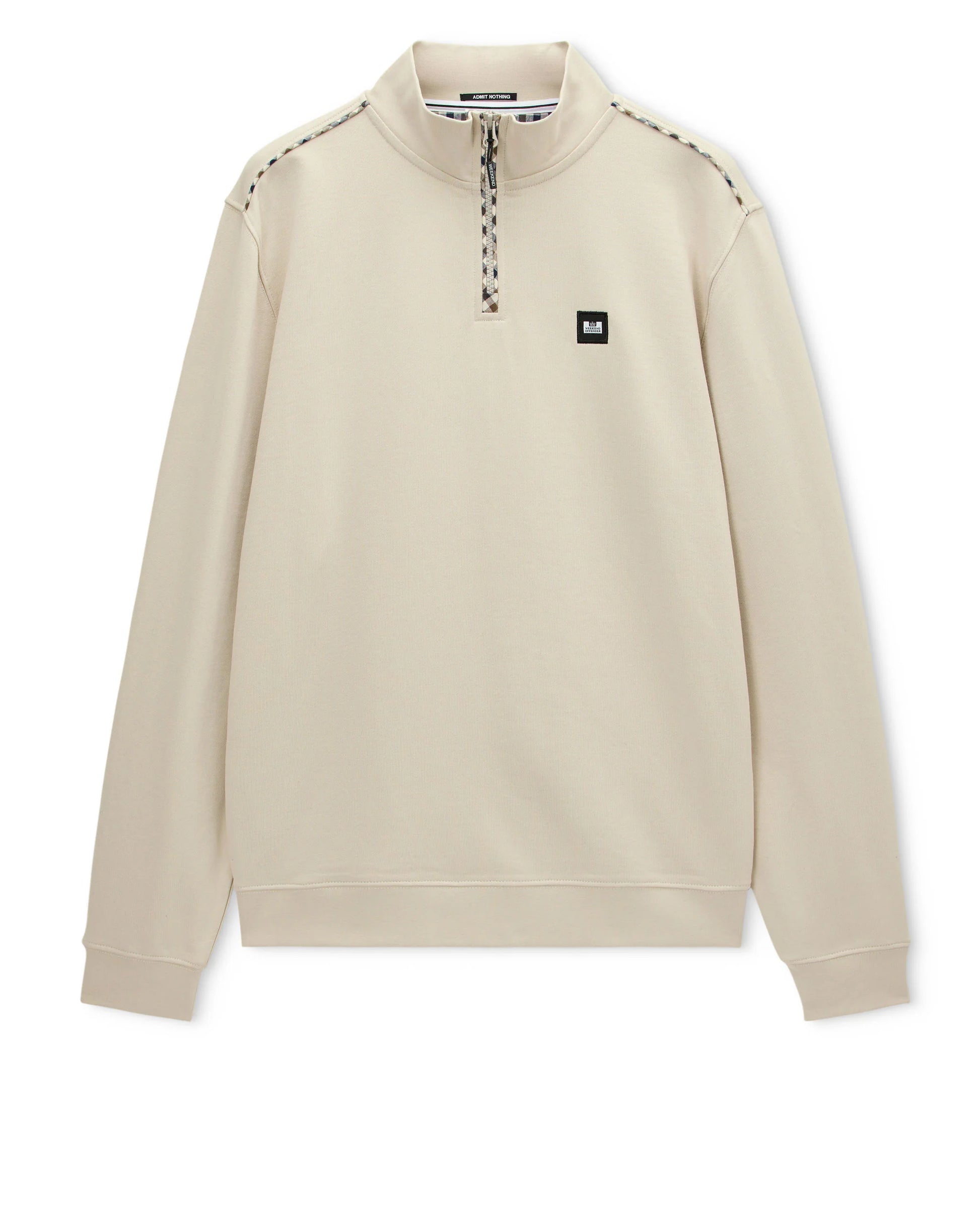 Weekend Offender SW1B09 Matisa 1/4 Zip - Cement