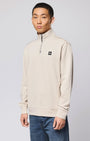 Weekend Offender SW1B09 Matisa 1/4 Zip - Cement