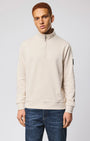 Weekend Offender SW1B11 Kravitz 1/4 Zip - Cement