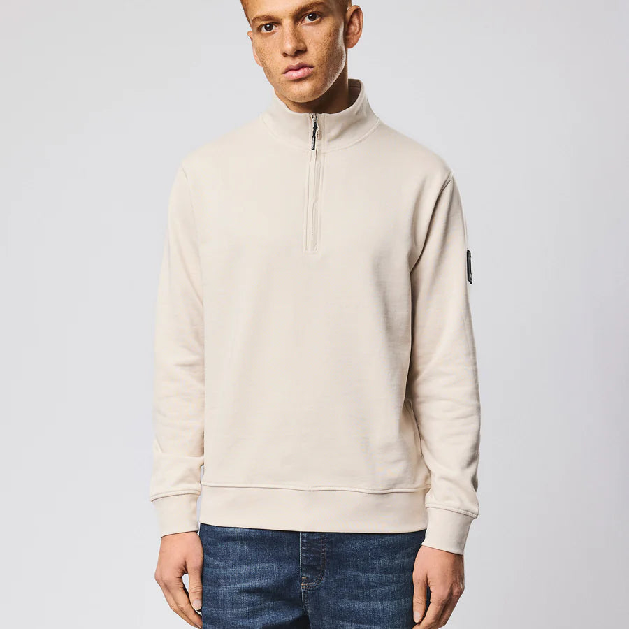 Weekend Offender SW1B11 Kravitz 1/4 Zip - Cement