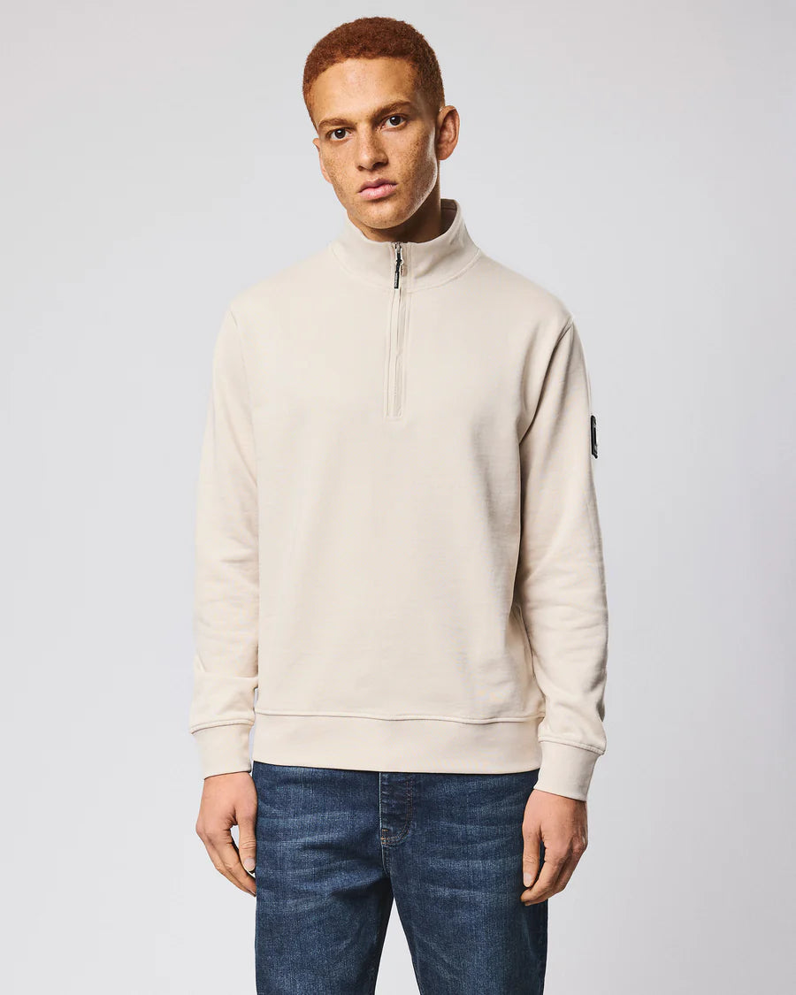 Weekend Offender SW1B11 Kravitz 1/4 Zip - Cement