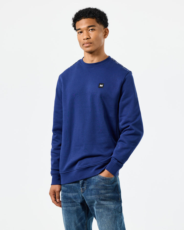 Weekend Offender Vega Sweatshirt Bright Navy/Midhousecheck