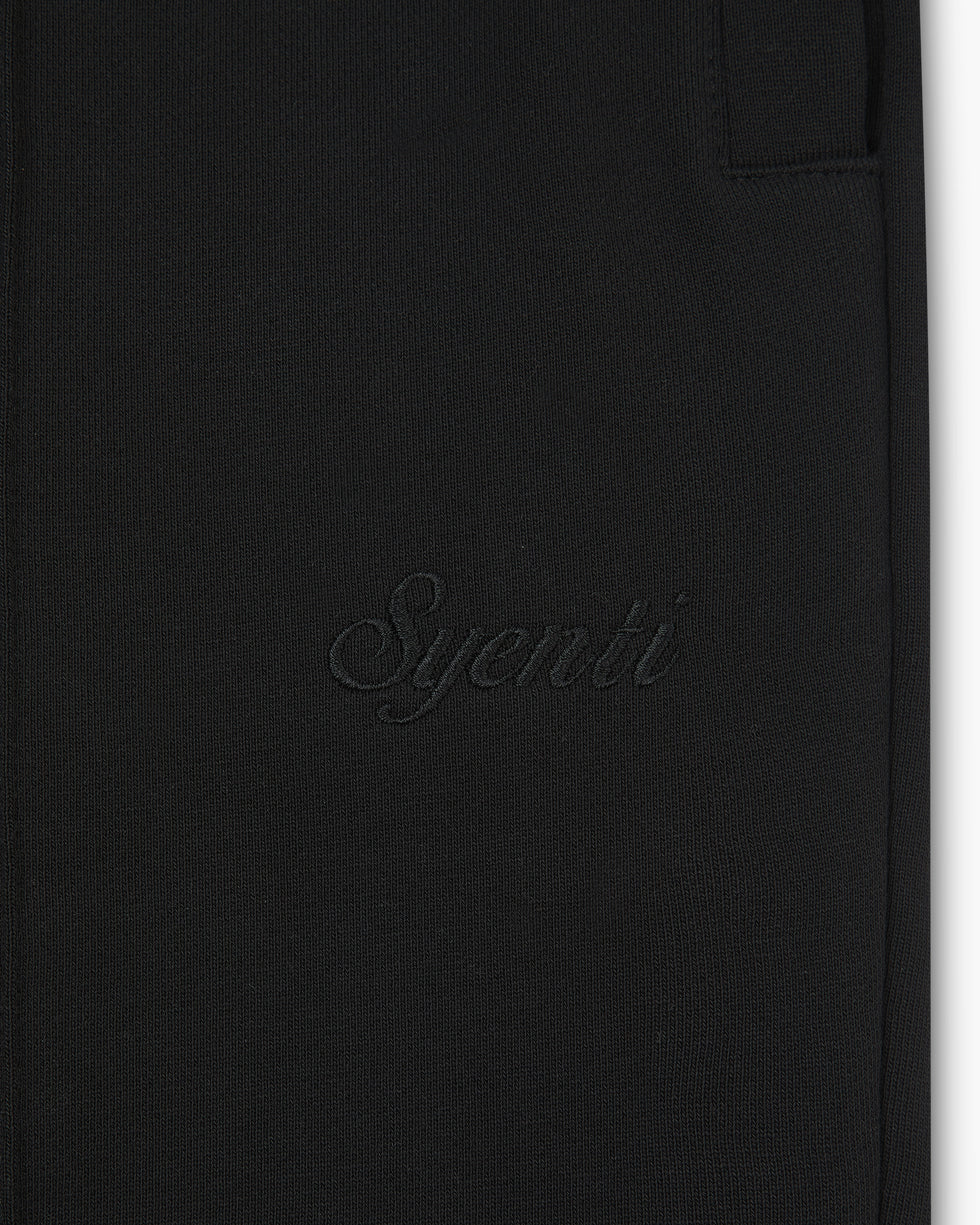 Syenti Straight Leg Sweatpants Black
