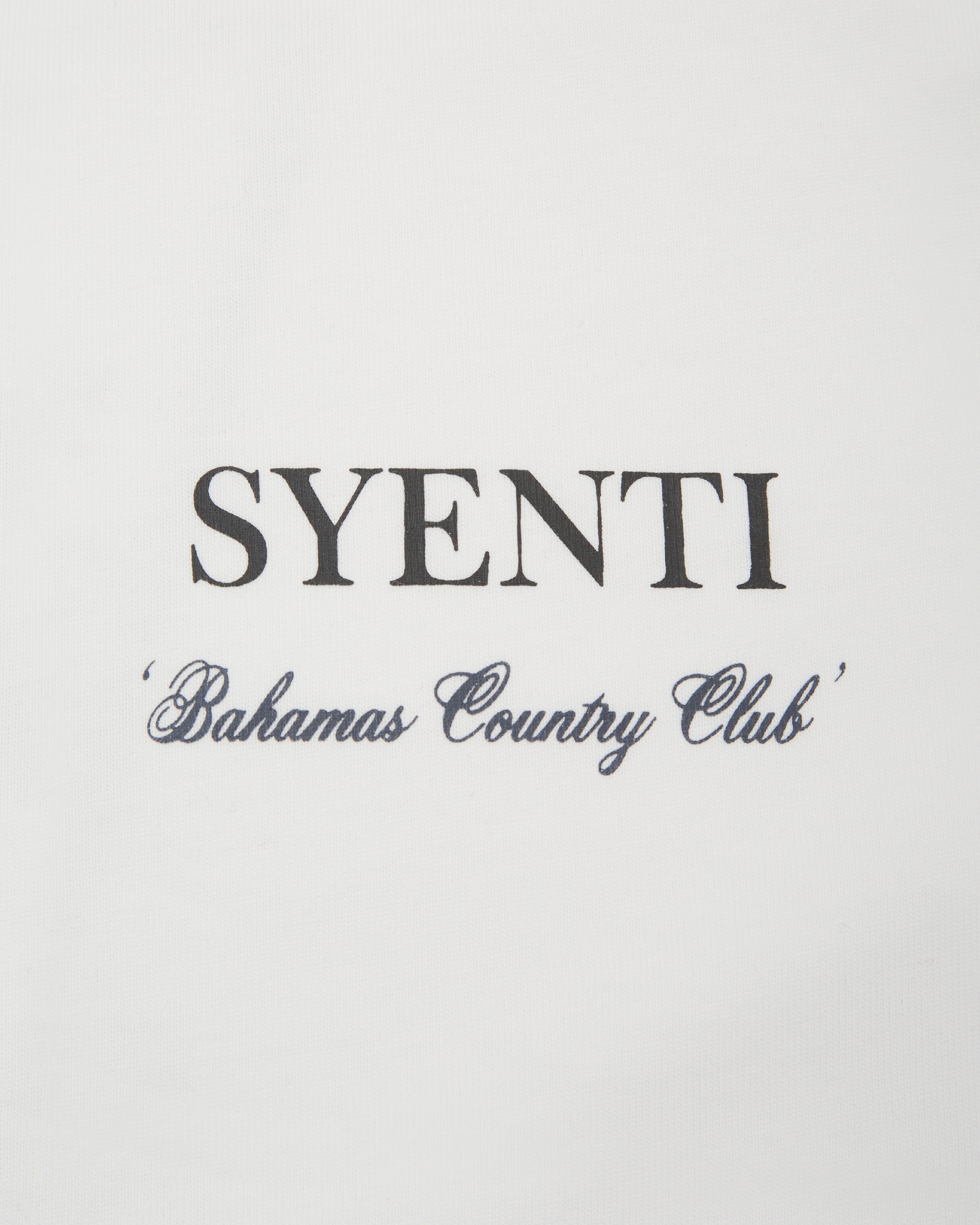 Syenti Royal Bahama T-Shirt - Off White