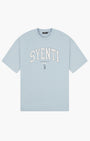 Syenti Varsity Logo T-Shirt - Powder Blue
