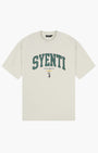 Syenti Varsity Logo T-Shirt - Light Stone