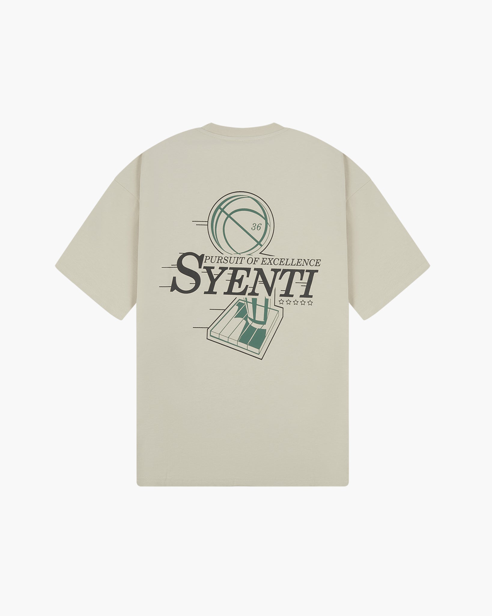 Syenti Championship Logo T-Shirt - Taupe