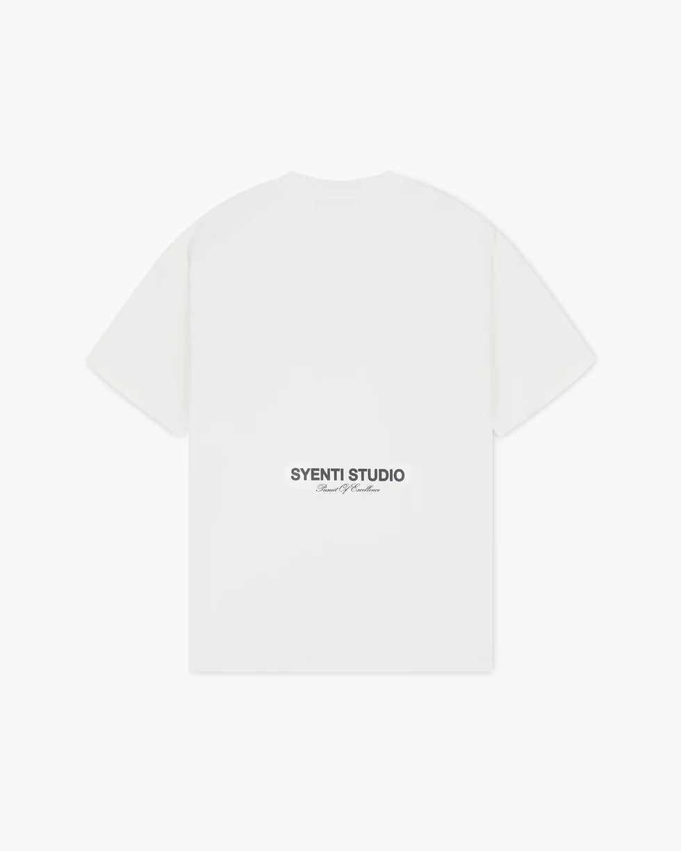 Syenti Studio Flock T-Shirt - Off White