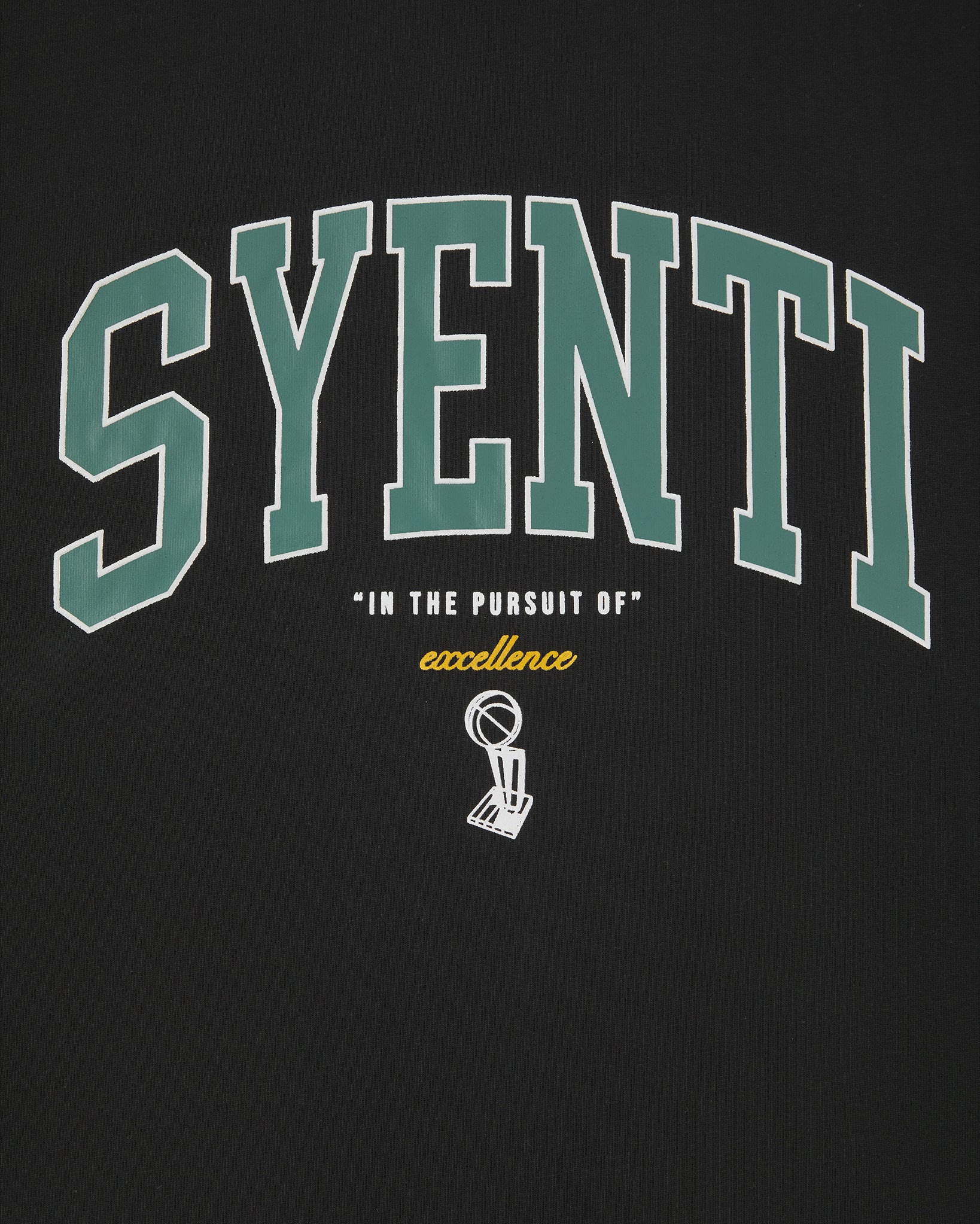 Syenti Varsity Logo T-Shirt - Black
