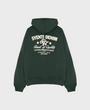 SYENTI SYENTI DENIM HOODIE FOREST GREEN