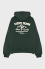 SYENTI SYENTI DENIM HOODIE FOREST GREEN