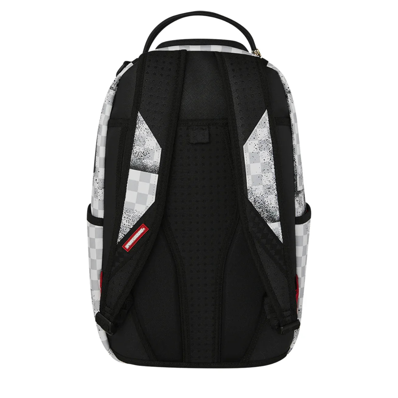 Sprayground B8256 Red Stencil Shark Back Pack - White