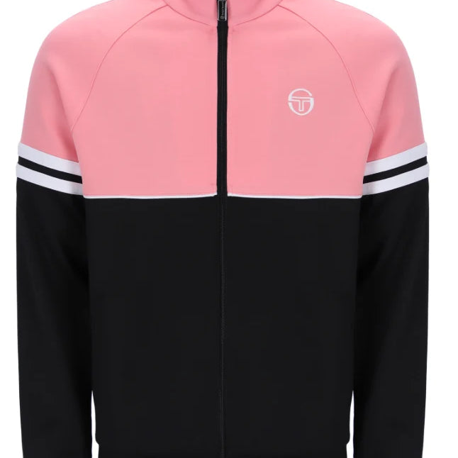 Sergio Tacchini STM14594 Orion Track Jacket 163 - Geranium Pink/Black/White