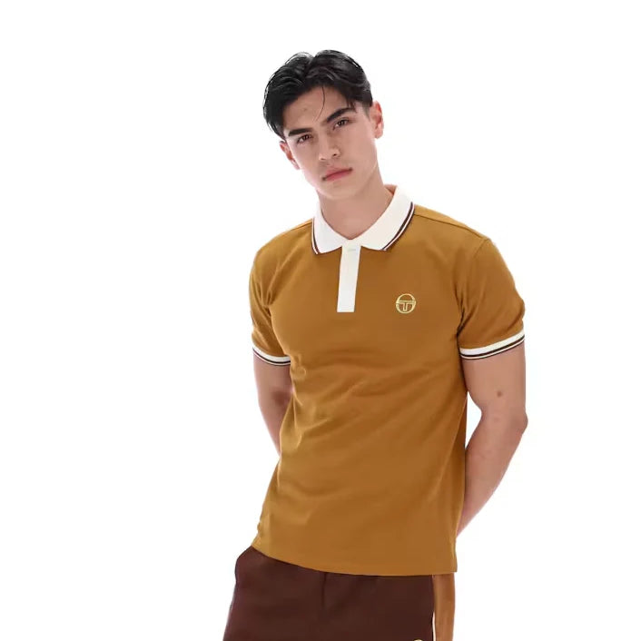 Sergio Tacchini STM21371 Con 020 Polo 539 - Golden Brown/Gardenia/Potting Soil