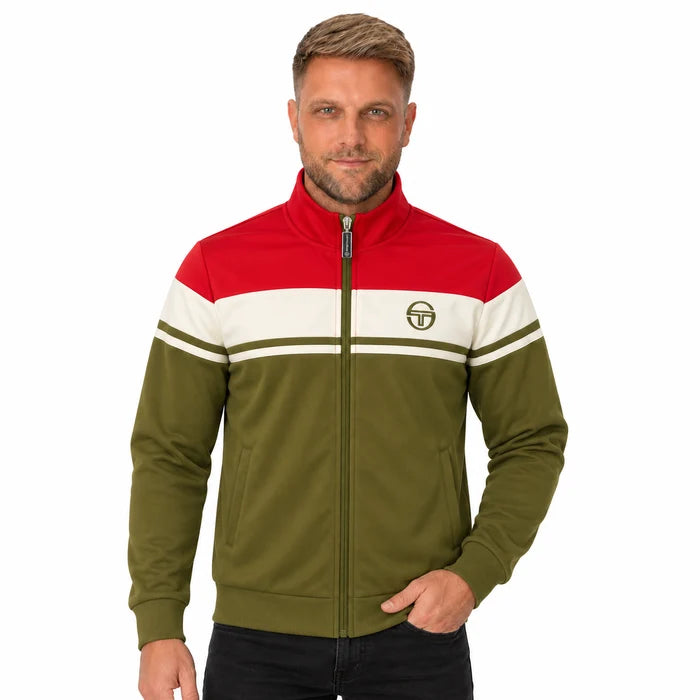 Sergio Tacchini STM14551 Damarindo Track Top 189 - Adrenaline Rush/Gardenia/Dark Olive