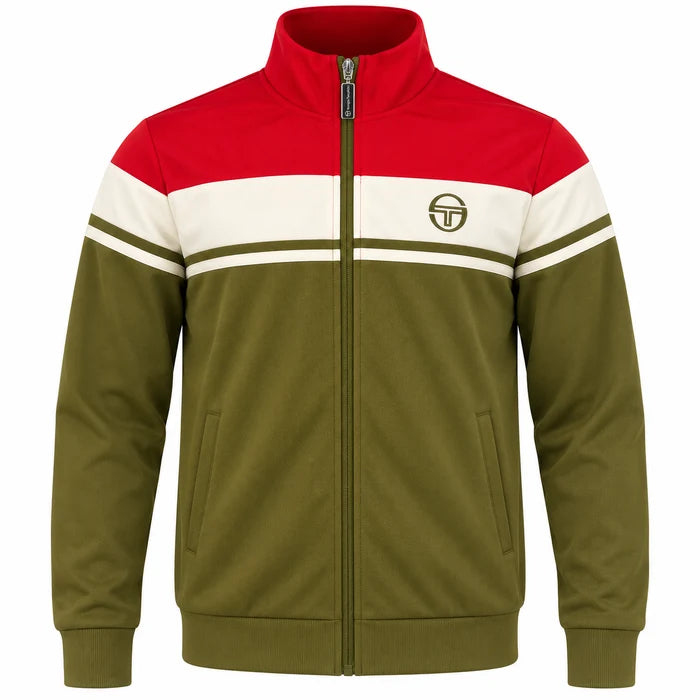 Sergio Tacchini STM14551 Damarindo Track Top 189 - Adrenaline Rush/Gardenia/Dark Olive