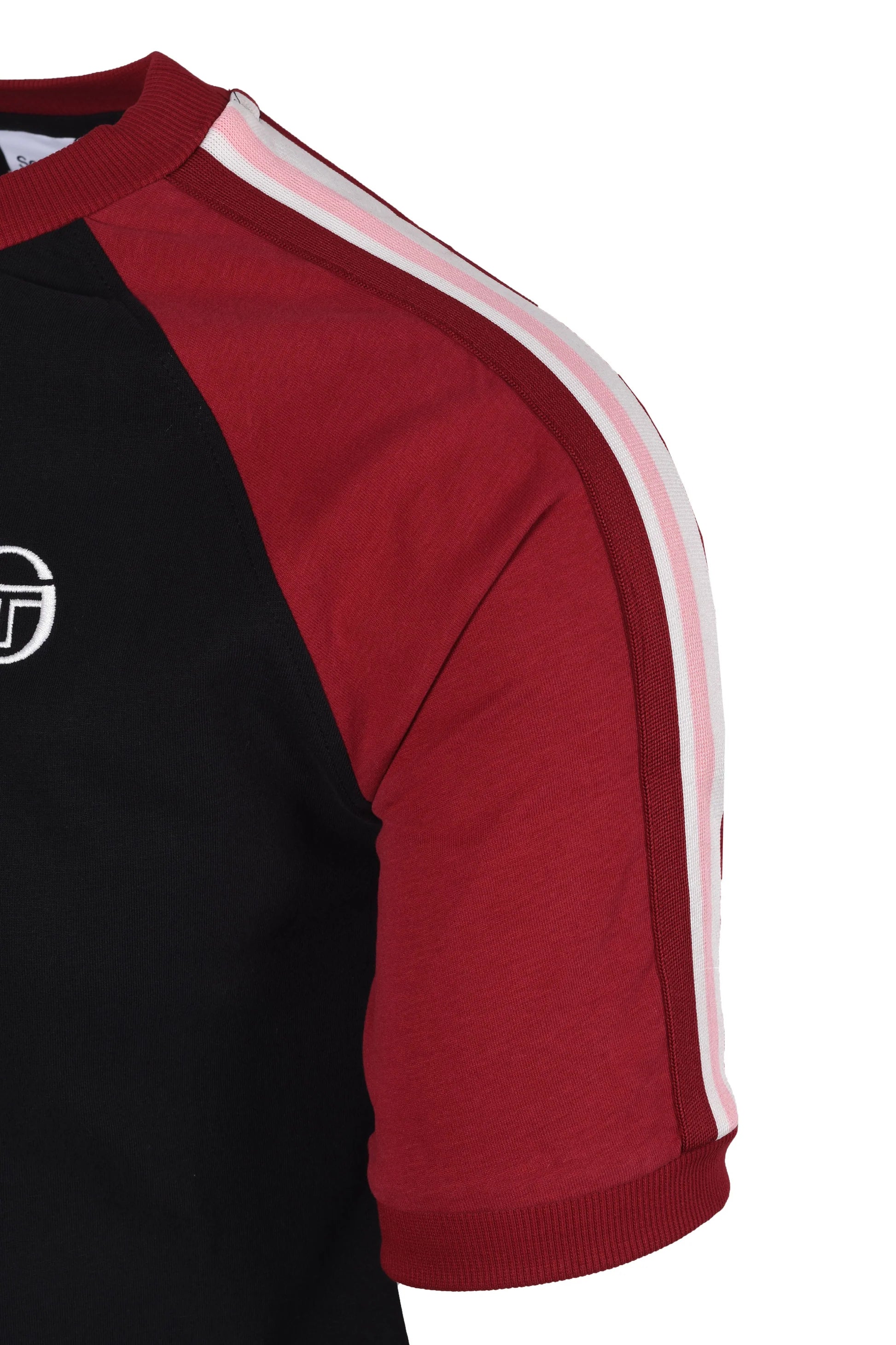 Sergio Tacchini Hadow Ringer T-Shirt - Black/Garenia