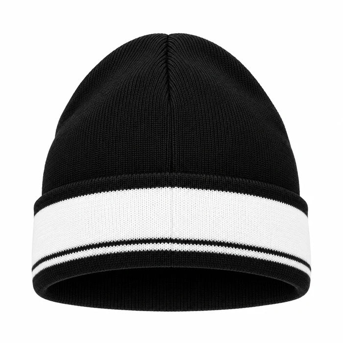 Sergio Tacchini STA213112 Stellarz Jacquard Beanie 166 - Black/White