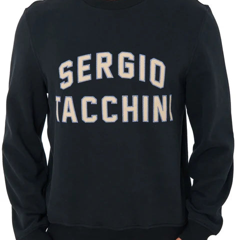 Sergio Tacchini STM21316 Romano Crewneck 160 - Black