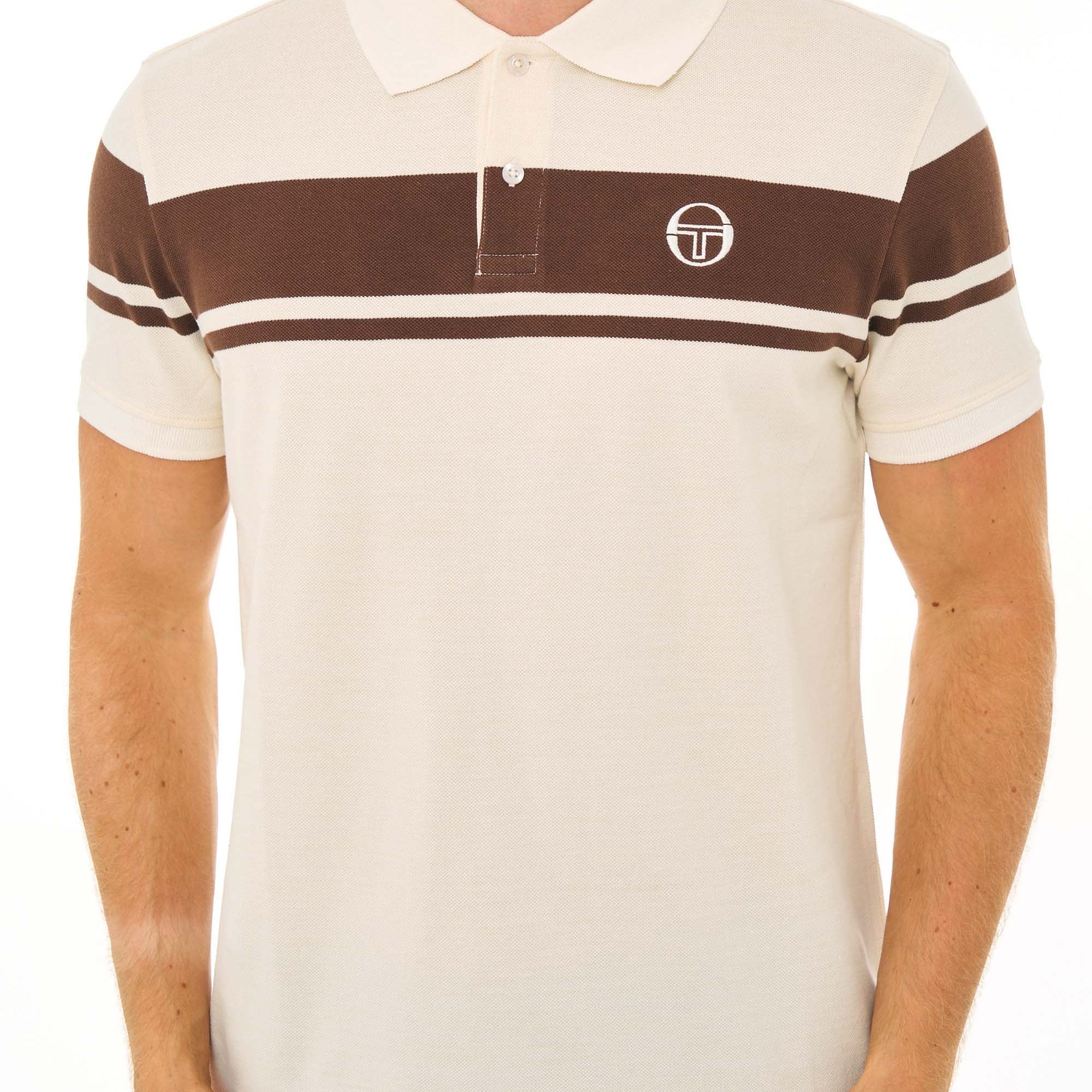 Sergio Tacchini STM14554 Young Line Polo 533 - Gardenia/Potting Soil