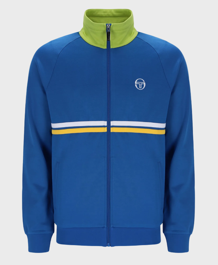 Sergio Tacchini Dallas Tracktop - Nautical Blue/Dark Citron