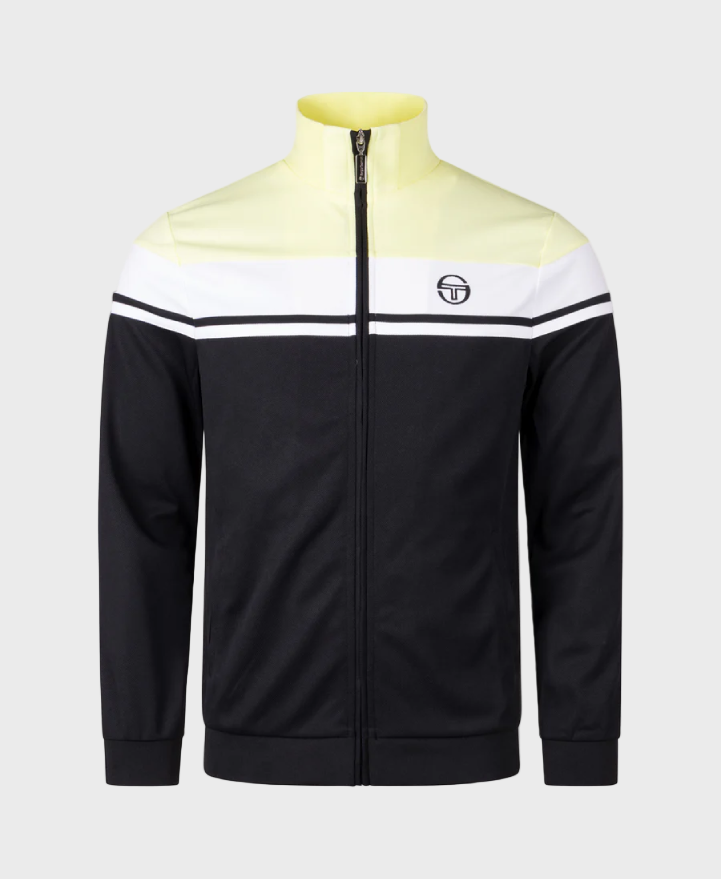 Sergio Tacchini Damarindo Track Top - Wax Yellow/White/Black