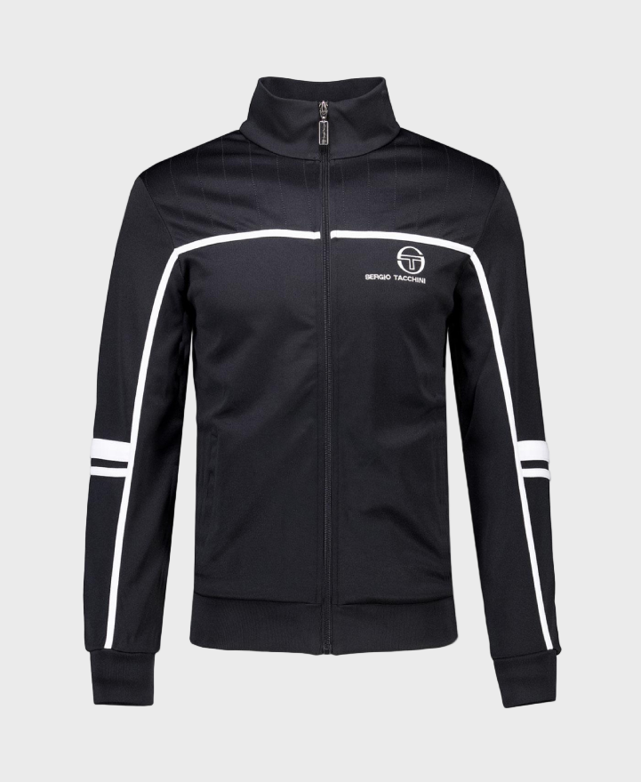 Sergio Tacchini Frankie Track Top - Black/White