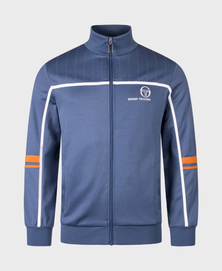 Sergio Tacchini Frankie Track Top - Vintage Indigo/Pumpkin Spice