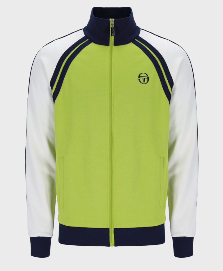 Sergio Tacchini Ghibli Tracktop - Dark Citron/Gardenia/Maritime Blue
