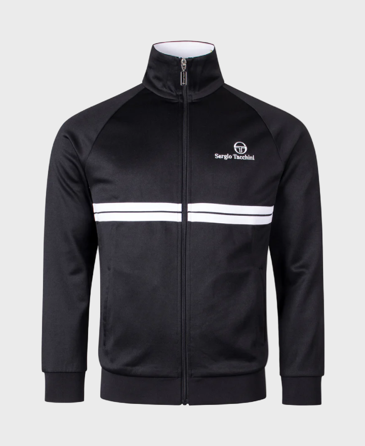 Sergio Tacchini New Dallas Track Top - Black/White
