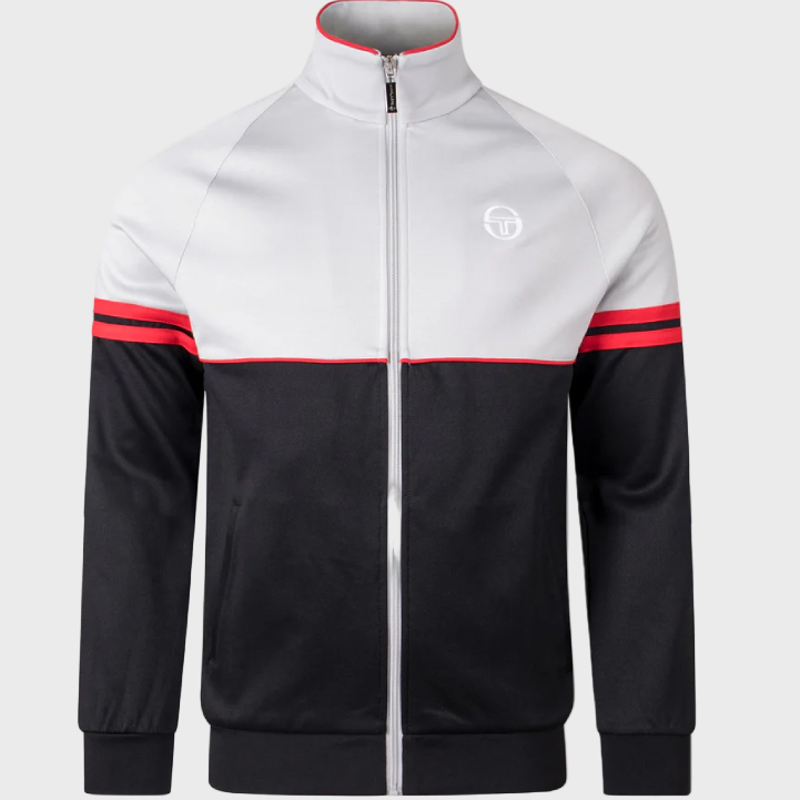 Sergio Tacchini Orion Track Top - High Rise/Black/Adrenaline Rush