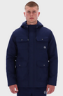 Sergio Tacchini Weaver Hooded Field Jacket - Martime Blue