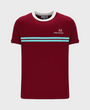 Sergio Tachinni New Supermac T-Shirt - Rhubarb/Gardenia/ArubaBlue