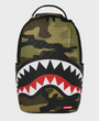 Sprayground 910B7654 Woodland Camo Check Backpack - Green