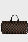 Sprayground 910D8235 Check 2 Emboss Duffle Bag - Brown