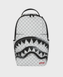 Sprayground B8256 Red Stencil Shark Back Pack - White